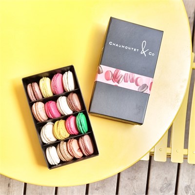 Coffret 16 macarons